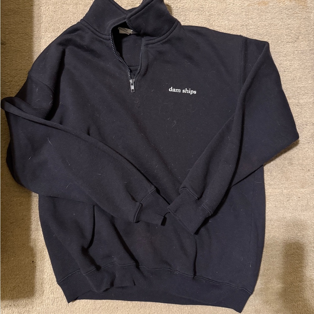Holland America Navy Half Zip Pullover Sweater | Cruise Line | Women’s M